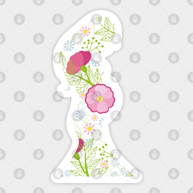 pregnant woman Sticker by tetiana12.art